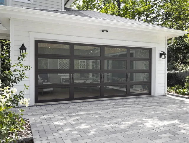 St. Petersburg Garage Door Repair design specialist presenting custom garage door options to St. Petersburg homeowner