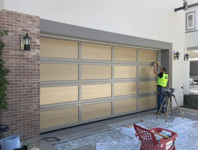 Garage door replacement service by St. Petersburg Garage Door Repair in St. Petersburg