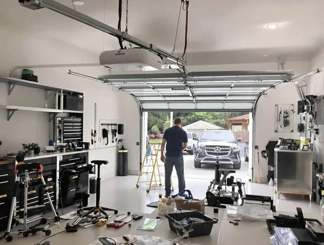 Garage door opener installation by St. Petersburg Garage Door Repair in St. Petersburg
