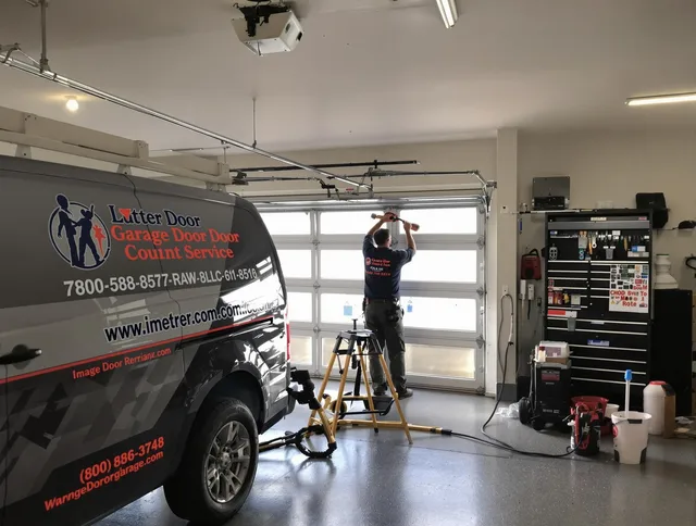 St. Petersburg Garage Door Repair team performing same-day garage door repair in St. Petersburg
