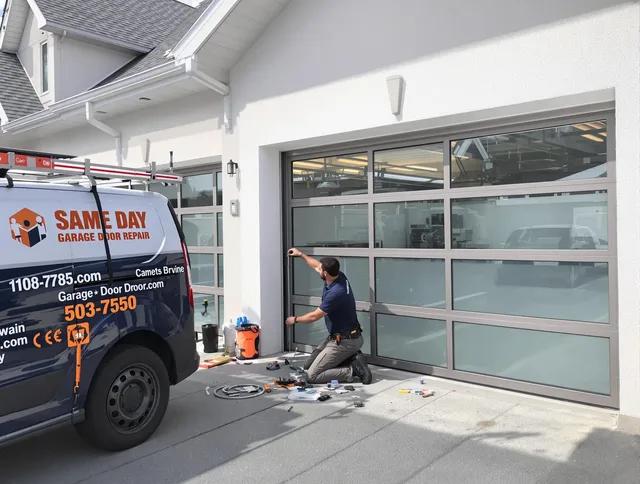 Same-day garage door repair service by St. Petersburg Garage Door Repair in St. Petersburg